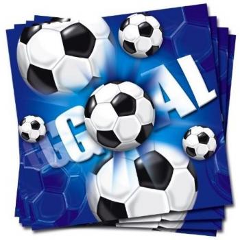 Football Two-ply Paper Napkins 33x33cm