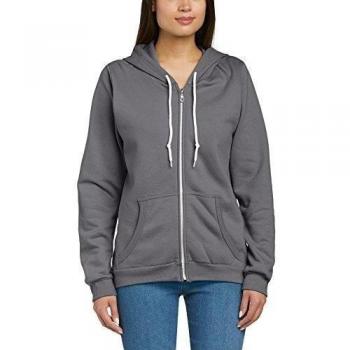 Anvil Anvil Women's Full-Zip Hooded Fleece - Sudadera Mujer, Charcoal, 44