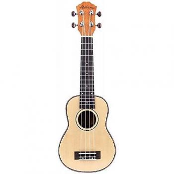 Alabama FZU07SWD Natural Soprano Ukulele with Case