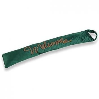 Sujetador de puerta Versa Verde Textil 7 x 15 x 83 cm