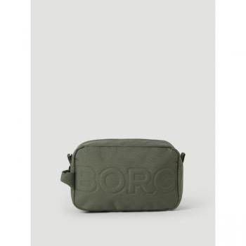 Borg Embossed Toilet Case Green