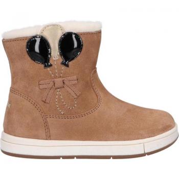 Botines de Niña GEOX B364AA 00022 B TROTTOLA C6175 WHISKY-BLACK, color whisky y negro, diseño moderno, material impermeable, suela antideslizante, cierre con cordones
