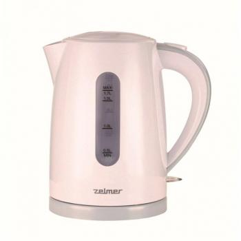 Hervidor Eléctrico Zelmer ZCK7616S 1,7L con Filtro de Agua y Base Giratoria