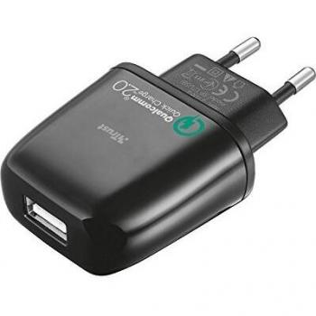 Trust Urban - Cargador ultra-rápido para tabletas y smartphones, negro