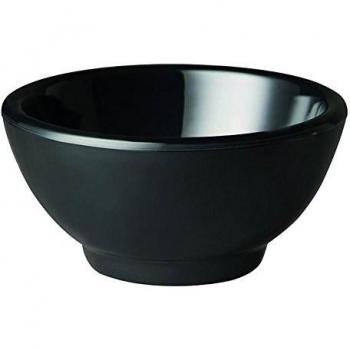 Bol redondo de melamina negra 300 ml - Ø130 mm - APS