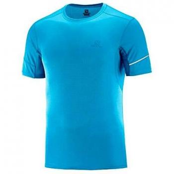 SALOMON Camiseta Agile SS tee Azul Celeste