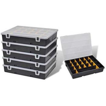 Caja de almacenamiento Caso de Clasificar 6 piezas