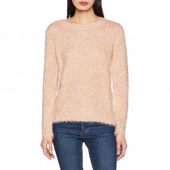 MOLLY BRACKEN Ladies Knitted Sweater, Jersey para Mujer, Rose Light Pink, Medium