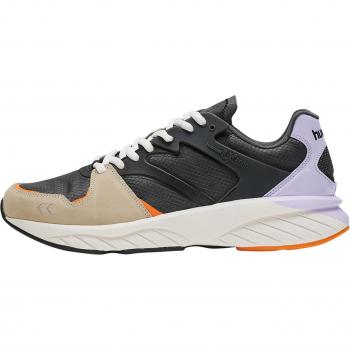 Hummel Reach LX 8000 Nubuck Sneakers - Unisex White/Orange/Purple