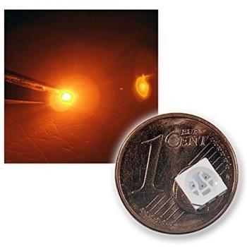 500 SMD ledes 5050 callitrix, 3-chip de alta potencia 580 - 600 nm