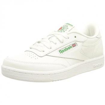 Zapatillas Mujer Reebok Club C 100047776 - Blancas, Planas, con Cordones, Casual, Moda Infantil, Talla 36 EU