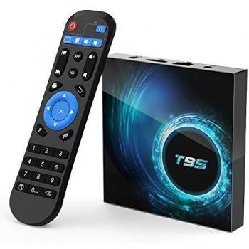 Android TV Box, TUREWELL Android 10.0 Allwinner H616 Quadcore 4GB RAM 32GB ROM Mali-G31 MP2 GPU Soporte 6K 3D 1080P 2.4/5.0GHz WiFi 10/100M Ethernet DLNA HD 2.0 H.265 Smart TV Box