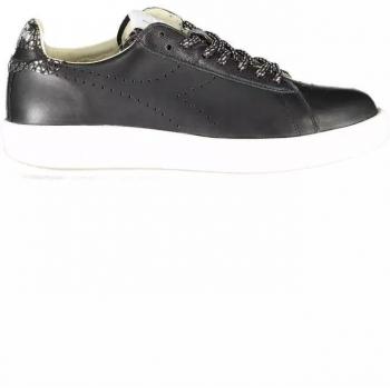 Diadora Women's Black Fabric Sneakers - Size 6 US