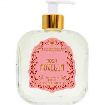 Rosa Novella Glass Bath & Shower Gel 250 ml