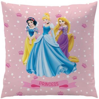 Disney Princess 042806 Diadème almohada, funda de algodón, relleno de poliéster, 40 x 40 cm