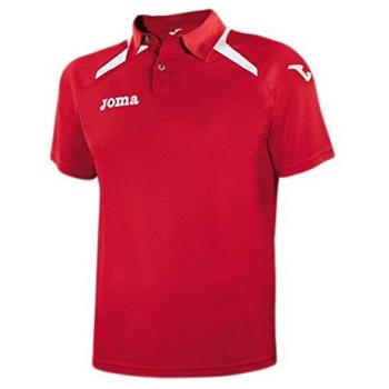 Joma Champion II - Polo para niño de 4 años, Color Rojo/Blanco