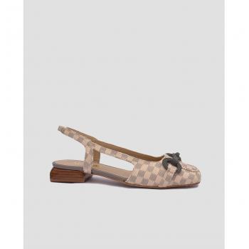 MR. MAC Mules de Mujer en Piel Color Beige
