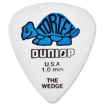 Dunlop Tortex Wedge Guitar Picks 1.0mm - 12 Pack