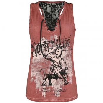 Rock Rebel by EMP Different Strings Top Mujer Rojo XL