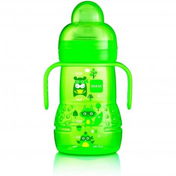 Mam Transición Botella 220ml 4 Meses y - Color: Verde