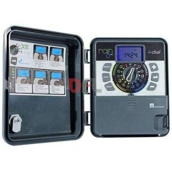 Programador de Riego Exterior Rain I-Dial 6 Estaciones 24V