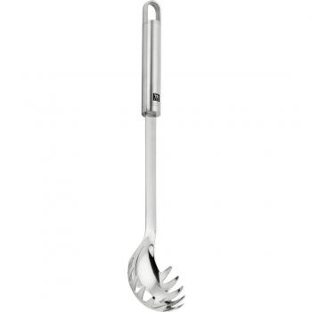 ZWILLING Cuchara para Pasta de Acero Inoxidable, 33 cm, Dientes Extra Anchos, Apta para Lavavajillas, Color Plata