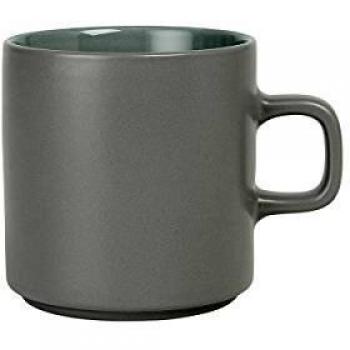 Blomus Mio Taza, Mirage Gris, Cerámica, H 9 Cm , T 11.5 Cm , Ø 8.5 Cm , V 0.25 L, 63724