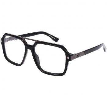 Dsquared2 Stylish Black Glasses for Modern Men, Black Male, Size: 55 MM