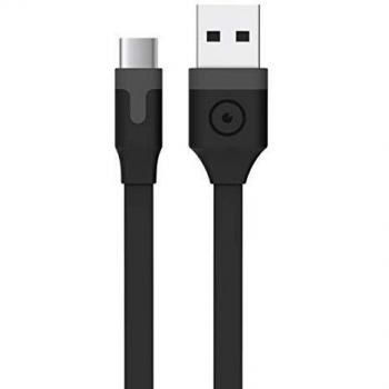 Muvit MUUSC0208 - Cable USB Tipo C 3A 1m, Negro