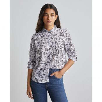 Camisa estampada de manga larga para mujer Easy Wear