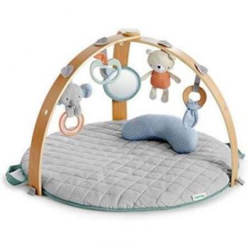 Ingenuity Cozy Spot™ Reversible Soft Play Mat with Wooden Arch