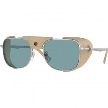 Persol PO1013SZ Polarized 1155P1 Men's Sunglasses Silver Size 55