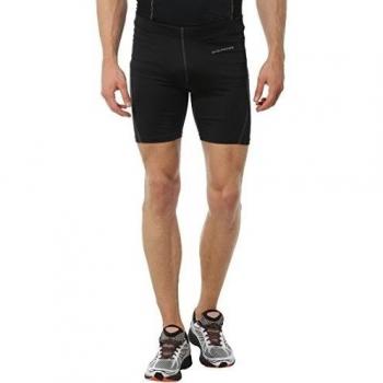 Ultrasport Endurance Salamanca - Pantalones Cortos de Correr para hombre, color negro, talla L