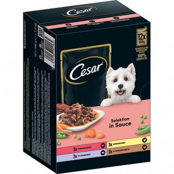 Cesar Selección Carne con Verduras en Salsa - Pack Económico: 96 x 100 g