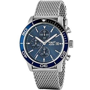 Aviator F Series Gents Pilot Chronograph Watch Mesh Stainless Steel Strap AVW2070G302