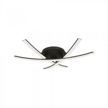 Araña LED Moderna 3L 20W Color Negro 460x410x125mm 3000K