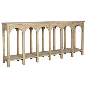 Consola DKD Home Decor 210 x 38 x 90 cm Marrón Pino Estándar