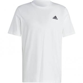 Camiseta Adidas Essentials Blanco Hombre