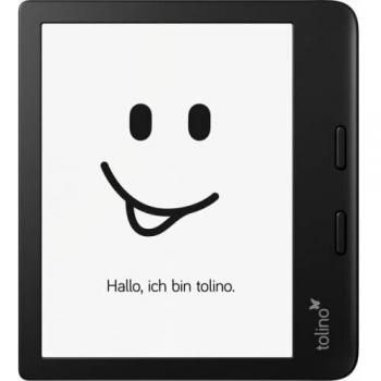Tolino Vision 6 E-Reader - 7 HD E Ink Carta 1200 Display, SmartLight, Water Protection, Page Turn Buttons, Touchscreen, 16GB Storage, Wi-Fi - Black