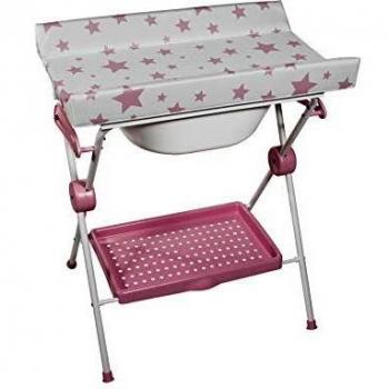 Plastimyr Bañera plegable Lea - Bañera plegable, color Bañera Plegable Estrella Rosa