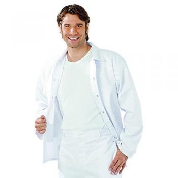 Planam 5310046 - Manera de la chaqueta, tamaño 46, de color blanco puro