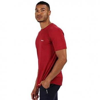 Regatta Tait-Camiseta Deportiva De Algodón Y Manga Corta T-Shirts/Polos/Vests, Hombre, Delhi Red, XXXL
