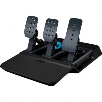 Volante - Pedales Pro Racing Logitech G, PS/PC/Xbox, Freno de celda carga, Personalizable