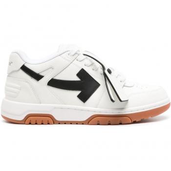 Off-White Men's Out Of Office White/Black Sneaker | Size 40 | OMIA189C99LEA011