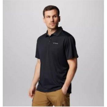 Polo Utilizer Negro Columbia para Hombre - Estilo Clásico y Elegante