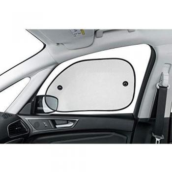 Parasoles para ventanillas de coche WALSER 30245 - Protección solar y fácil instalación