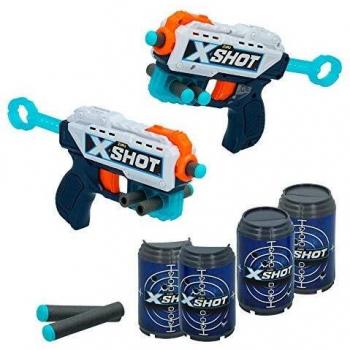 X-Shot - Pack 2 pistolas Recoil X-Shot Excel + 6 botes