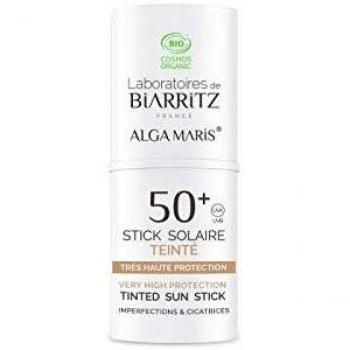 Laboratoires de Biarritz Alga Maris Stick Solar Color SPF50 9ml Lab. Biarritz, Negro, 9