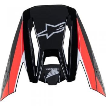 Alpinestars SM5 Helmet Peak - Glossy Black-Red ECE 22.06