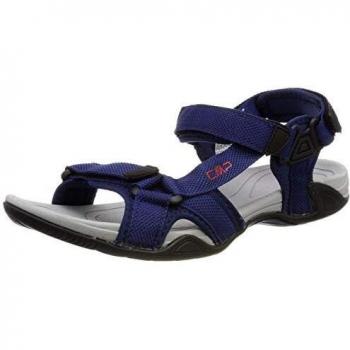 CMP Hamal Men's Hiking Sandals with Velcro Closure - Dark Blue 38Q9957